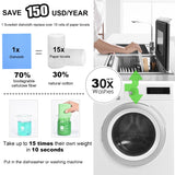 METUUTER 10 Packs Swedish Dishcloths for Kitchen, Reusable Kitchen Dishcloths Compostable Cellulose Dish Clothes for Household Use