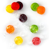 Assorted Fruit Hard Candy, 1 Pound Bulk Candy (Approx. 75 pcs.), Individually Wrapped Hard Candy, Fruit Discs Candy, The Hampton Popcorn & Candy