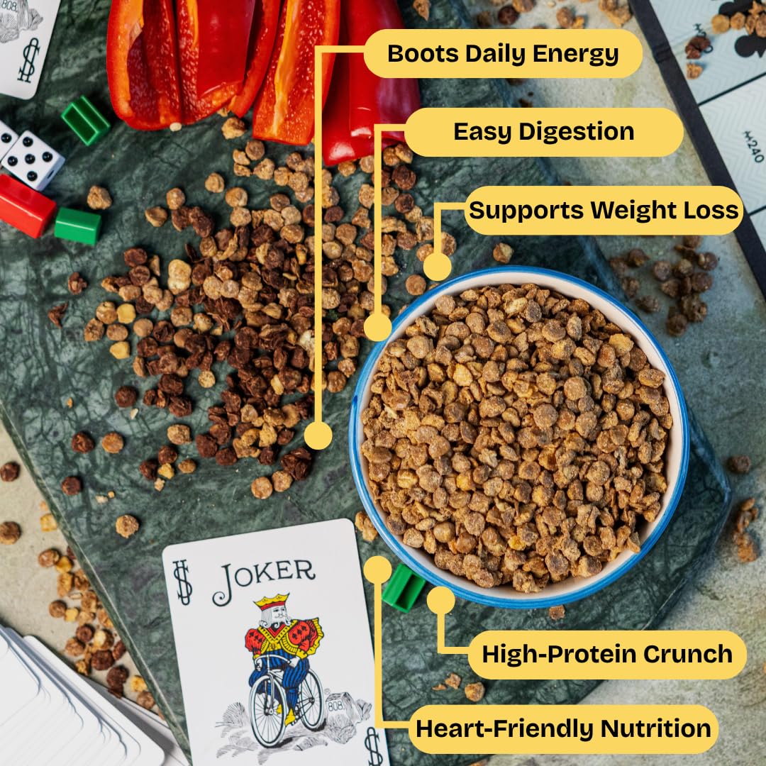 Lentil Telepathy Cheddah Crunchy Whole Lentil Snack, Vegan Cheddar Flavor, OIL FREE, Never Fried, Plant Based, Gluten Free, 4 oz