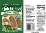 Roads End Organics Gravy Variety Pack ~ Includes (4) Shiitake Mushroom Gravy Mix, 1 Oz, (4) Savory Herb Gravy Mix, 1 Oz and (4) Golden Gravy Mix, 1 Oz
