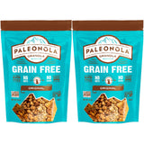 Paleonola Original Grain Free Granola, 10 Oz Resealable Bag (Pack of 2) - Grainless Protein Paleo Granola Blended with Dried Coconut and Cranberries