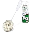 Tupkee Small Glass Cleaning Brush - Soft Non-Scratch Foam Bristles - Glass Cleaner Brush for Brandy, Cognac, Small Goblets, Crystal Glasses & Mugs