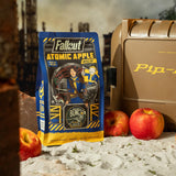 Bones Coffee Company Fallout Atomic Apple, Apple Pie Flavored Coffee, Medium Roast Low Acid Arabica Beans Compatible with Auto drip and French Press