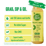 JUST MADE JUICE Pineapple Ginger Juice, 11.8 FZ