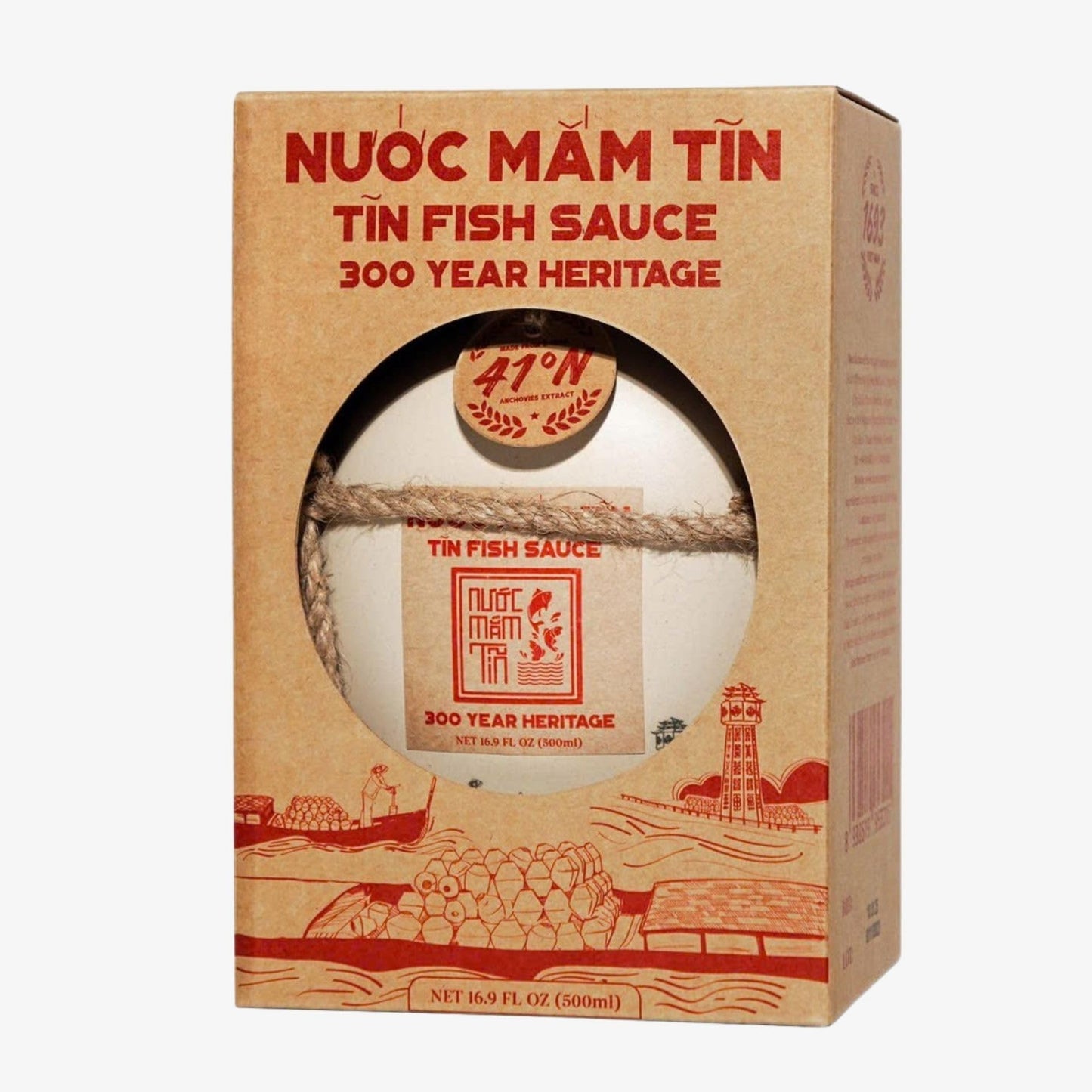 Làng Chài X?a Premium Vietnamese Fish Sauce Collection - Authentic and Flavorful Marinades and Sauces for Grilling, Dipping, and Cooking (200g) (Full