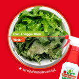 Dr. Robaina Fruit & Veggie Wash - Produce Cleaner Spray 32 fl oz | Removes Waxes & Harmful Residue | No Aftertaste | Baby-Safe Plant-Based Formula |
