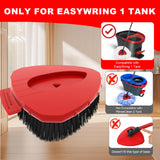 2 Pack Upgrade Scrub Brush Replace Heads Compatible with O Cedar EasyWring 1 Tank Spin Mop,Mop Replacement Scrubber Head Brush,Floor Cleaning