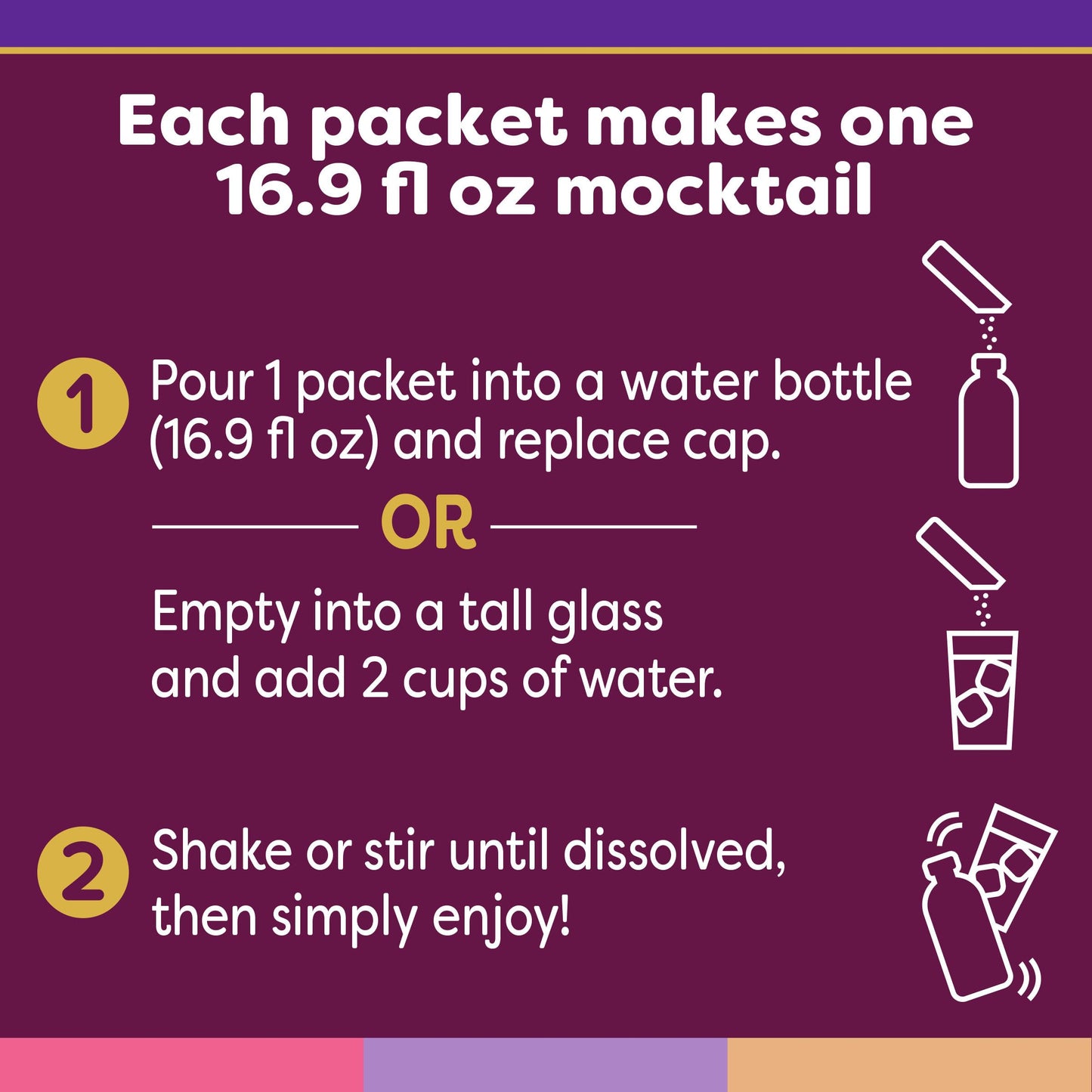 Crystal Light Mixology Drink Mix Variety Pack, 9 Packets, for Convenient On-the-Go Flavorful Hydration, Artificially Flavored Watermelon Margarita