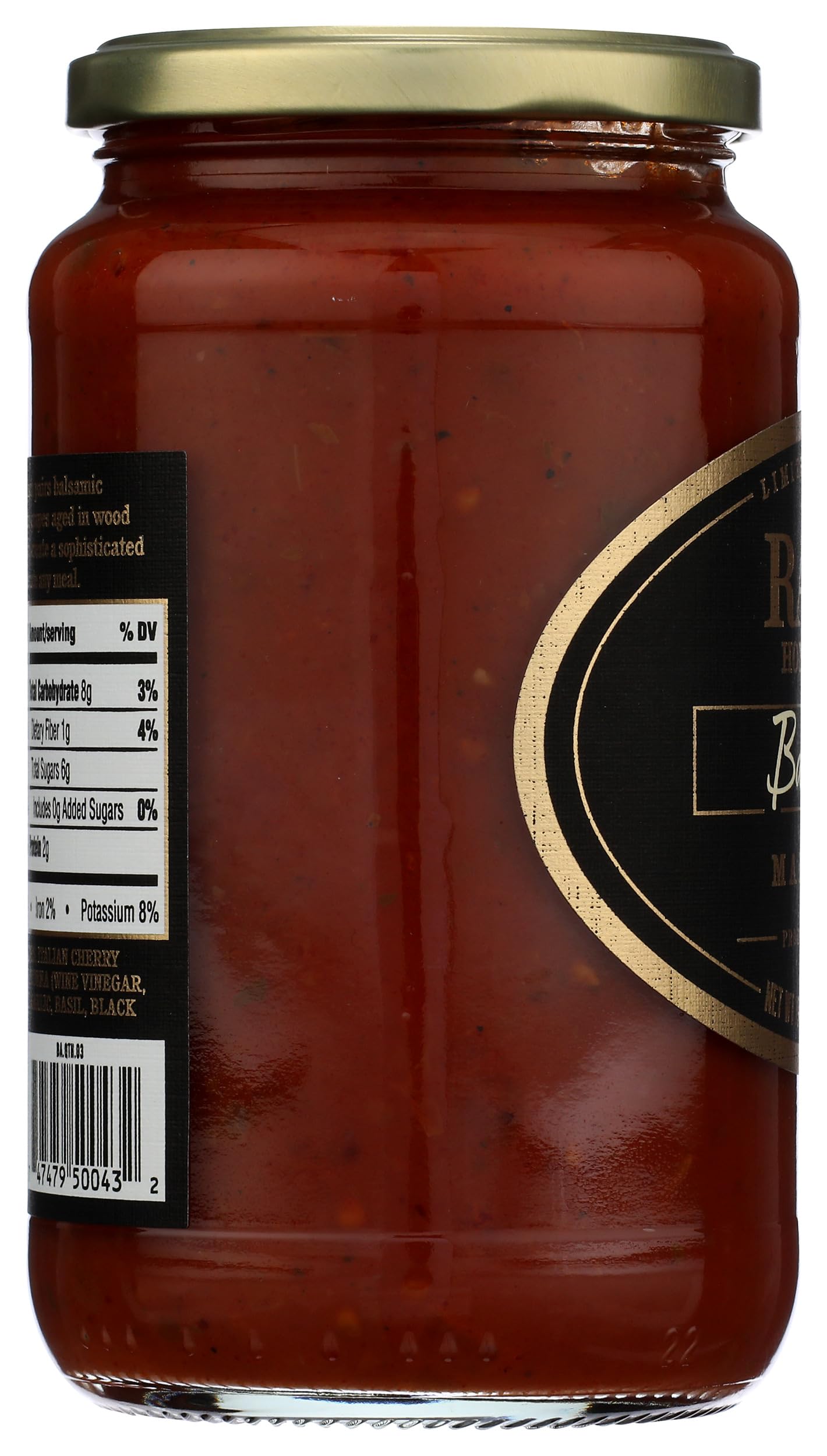 Raos Reserve Balsamic Marinara Pasta Sauce, 19 OZ