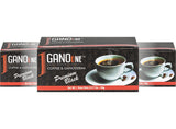 4 Boxes GanoOne Premium Black Classic Coffee - Reishi Mushroom Instant Coffee - with Organic Ganoderma Extract - Easy to Use 30 Single-Serve Sachets