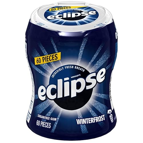 Wrigley Winterfrost Big E Pack Eclipse Gum - Tray, 4 per pack -- 4 packs per case.