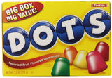 Dots Original Candy Gumdrops, Original Assorted and Tropical Assorted, 7.5 Ounce Theater Box (Pack of 2) - with Two MYD Lollipops