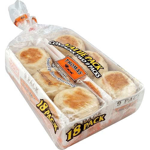 Thomas Original English Muffins (18 pk.) (pack of 6)