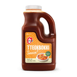 Korean Half Gallon (64 floz) Korean Sauce [Spicy Tteokbokki] - Family Size | Spicy Sweet Gochujang Based Street Food Sauce | for Stir Fry, Fried Rice