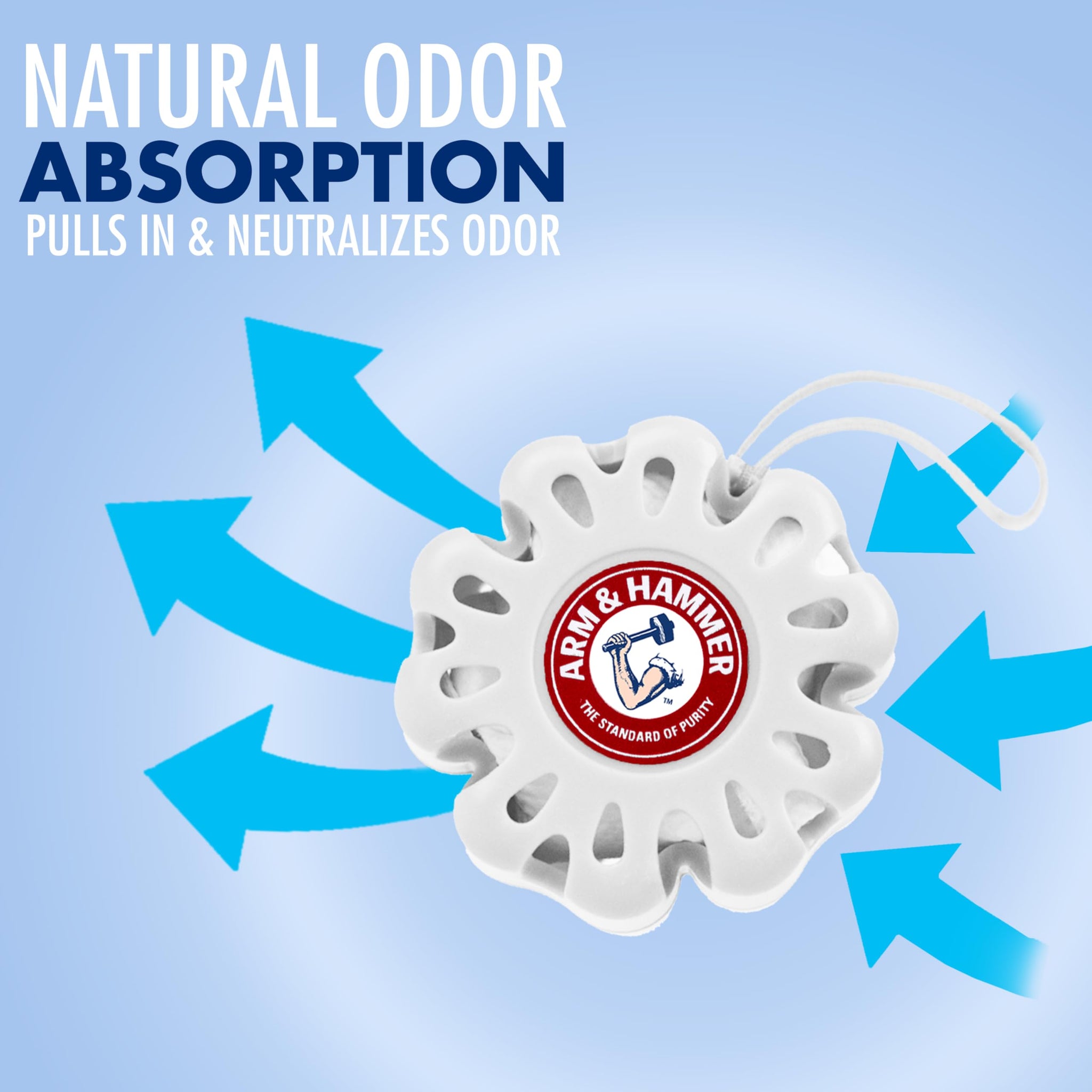 Arm & Hammer OdorBusterz ShapeMATE™, White Linen Flower, 4 Count - Decorative Odor Eliminator for Small Spaces