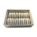 Vanilla Macaron Cookies Gift Box - 12 Count