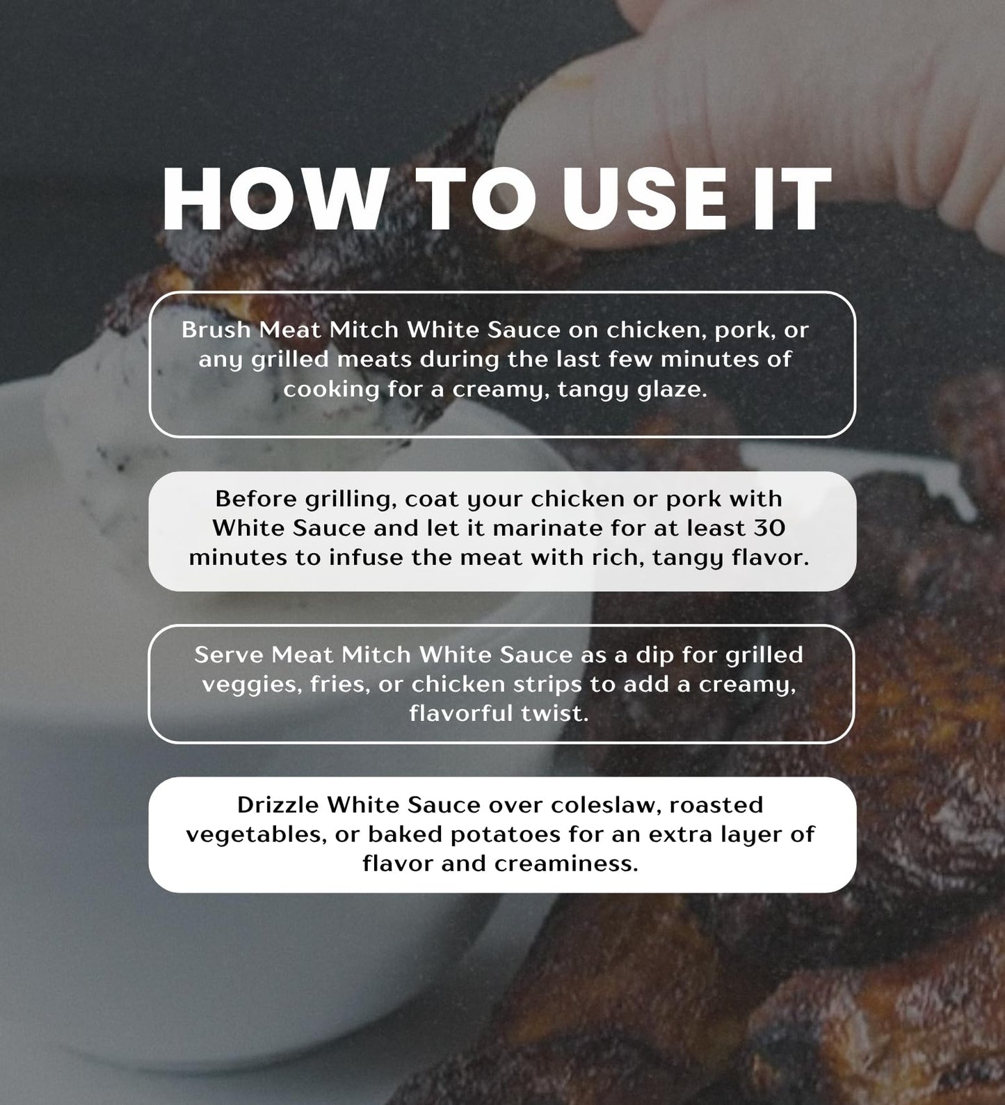 2x Meat Mitch White WHOMP BBQ Sauce 16.6 oz Bundle with Measuring Spoon - Creamy Horseradish-Style Sauce with Cayenne, Lemon, and Brown Sugar Flavor