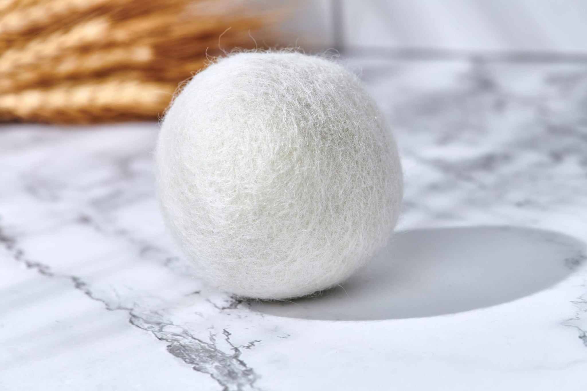Scalise Family Sheep Farm Wool Dryer Ball by Scalise Family Sheep Farm - Reusable Dryer Balls Wool for Faster Drying & Less Static - Eco-Friendly