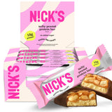 N!CK'S Protein Bars Salty Peanut Chocolate - 12-Count Box | 15g protein | 200 calories | Protein-Packed Snack, Low Calories, Low Carbs, Keto Friendly