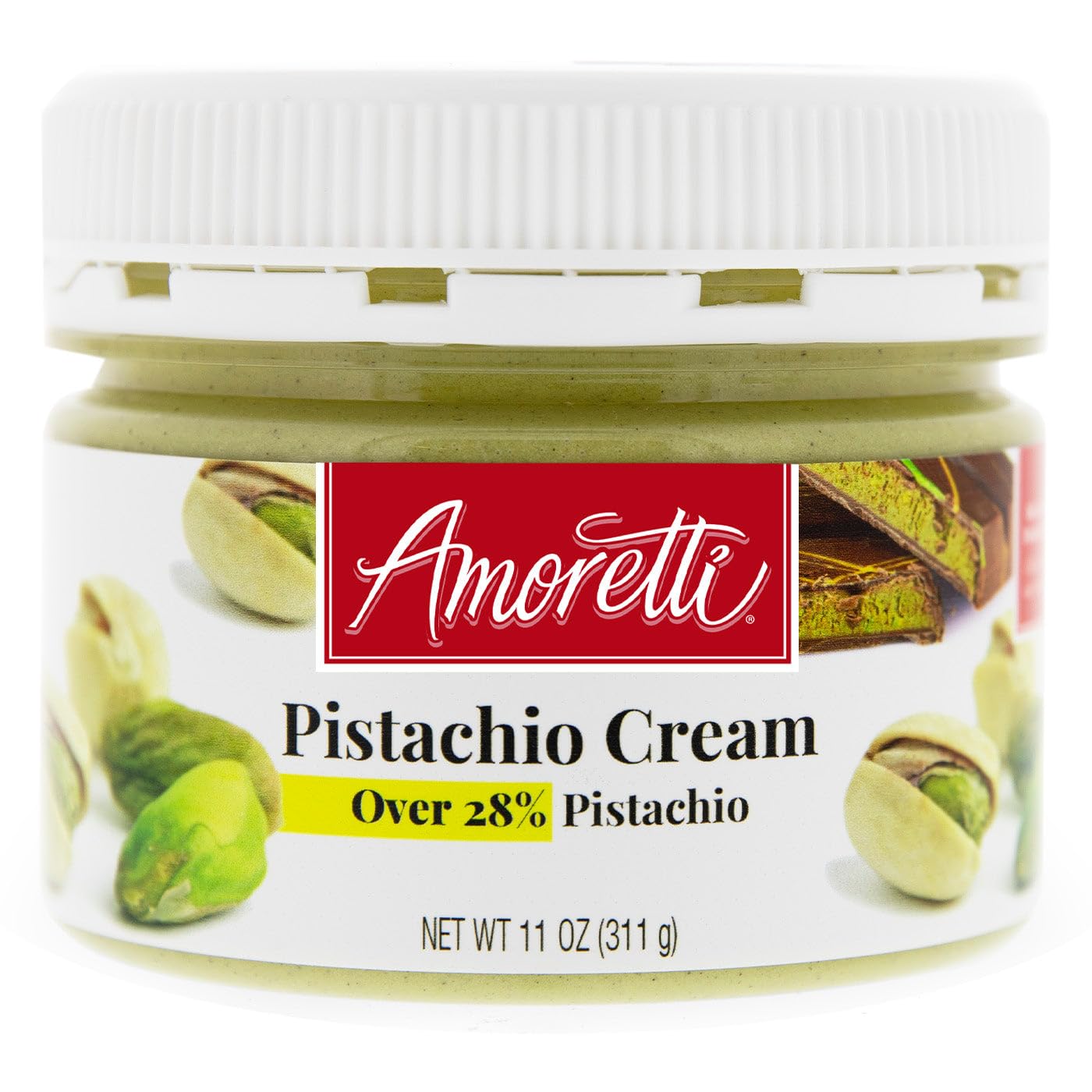 Amoretti - Pistachio Cream (Over 28% Pistachios) - 11 oz
