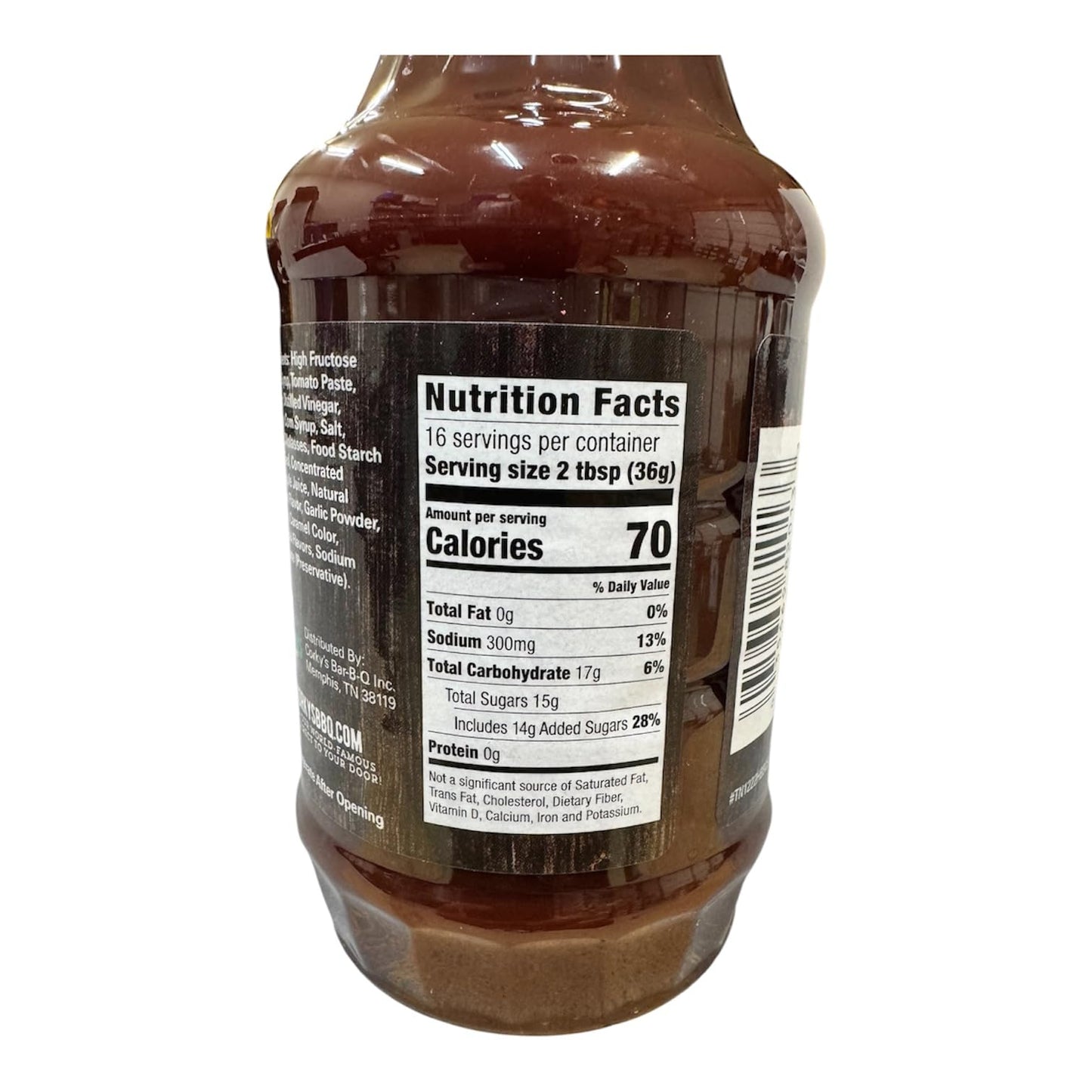 Corkys BBQ Sauce Honey