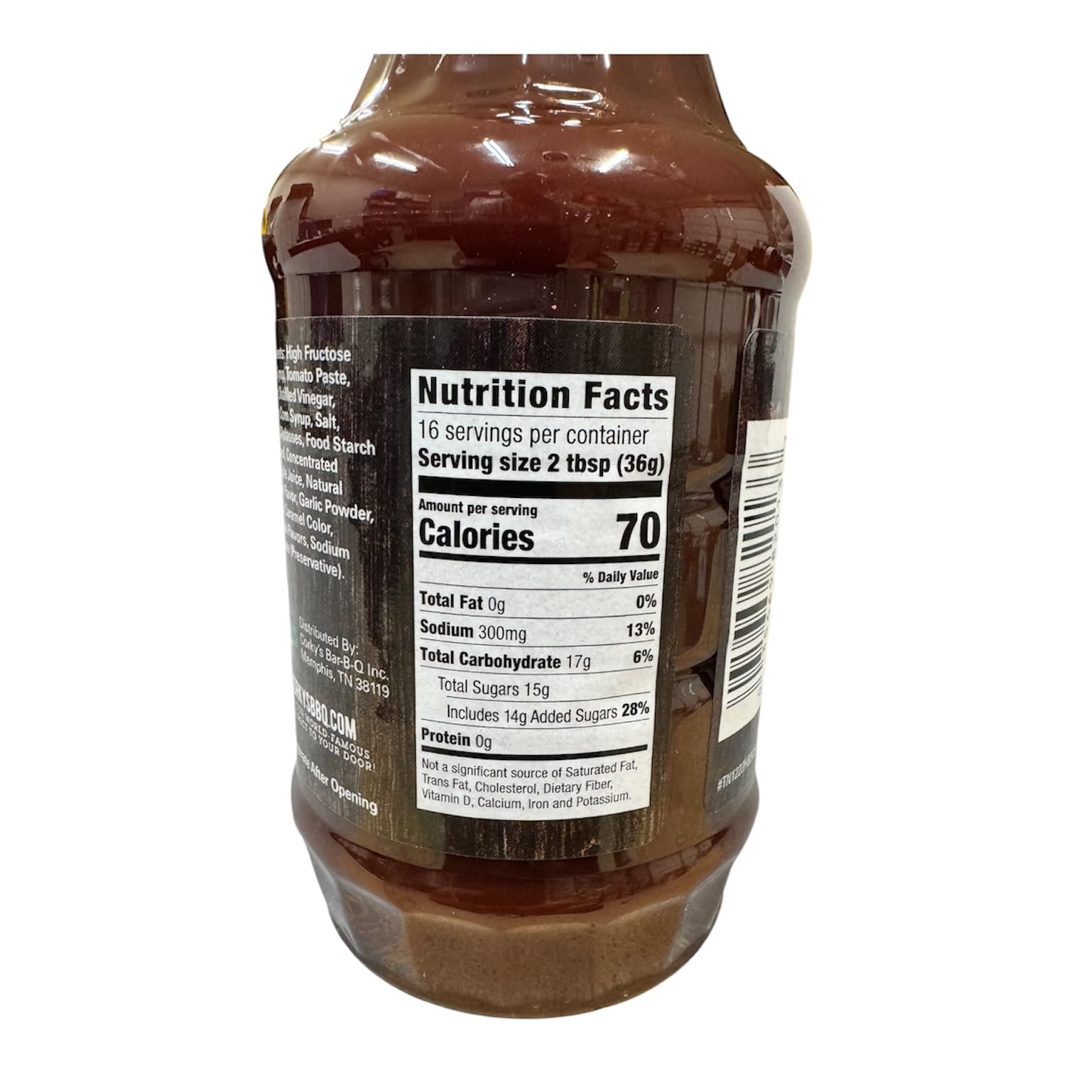 Corkys BBQ Sauce Honey