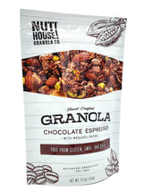 NutHouse! Granola Company - Premium Chocolate Espresso Granola | Certified Gluten-Free, Non-GMO, Kosher | Vegan | 11.5 oz. Bag (6-Pack)