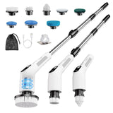 Cusopeh Electric Cleaning Rotary Brush, White, Standard