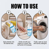 RZASDFGHK 2-piece 300ML Clothing emulsifier, new non-ionic cleaner, does not damage fabrics, multi-functional stain remover