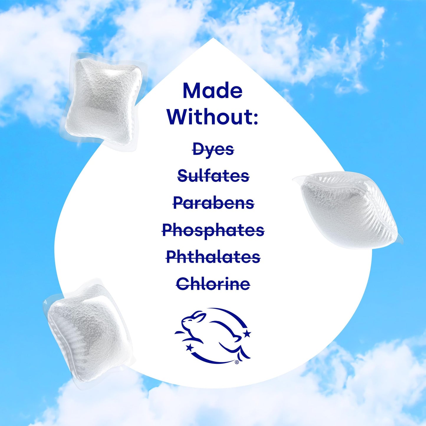 Dropps Odor Eraser Pods (64 Count) - Powered by TriCore Erase | Use With Detergent | Odor Remover | For Sweat, Musty Towels, Mildew, Pet & Body Odors