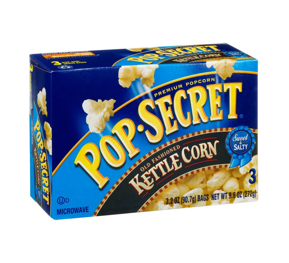 Pop Secret Old Fashioned Kettle Corn Microwave Popcorn 10.5 Oz
