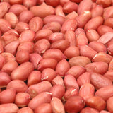 Roasted Unsalted Redskin Peanuts by Its Delish, 2 lbs Bulk Bag | Gourmet Red Skin Peanut Snack Nuts with No Shell | Salt Free, Vegan, Kosher