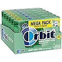 ORBIT Sweet Mint Gum Sugar Free Chewing Gum, 30 Ct Mega Packs (Pack of 6)