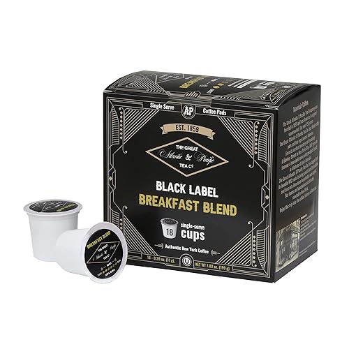 A&P Breakfast Blend Coffee Medium Roast Single Serve 18ct 100% Arabica, Compatible with 1.0 and 2.0 k-cup brewers (Breakfast Blend, 18 Count)