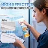 Cmeilau High Effective Refrigerator Defrosting Agent,Multi-Purpose Refrigerator Cleaner Inside,Freezer Defroster, Fridge Freezer De-Icer Spray,Saves