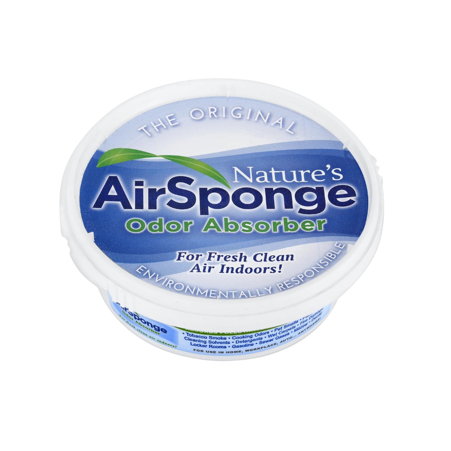 Nature’s Air Sponge Odor Absorber, 1/2 Lb Activated Charcoal Air Freshener for Home, Office & Car, Fresh Clean Air Solution, Absorbs Pollutants