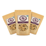 Maple Nut Kitchen Lavender Blueberry Granola - 3 Pack | Low Sugar, Gluten-Free Granola with Oats, Almonds & Real Blueberries | Crunchy Clusters