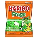Haribo Gummie Candy, Frogs, 4 oz. Bag (Pack of 12)
