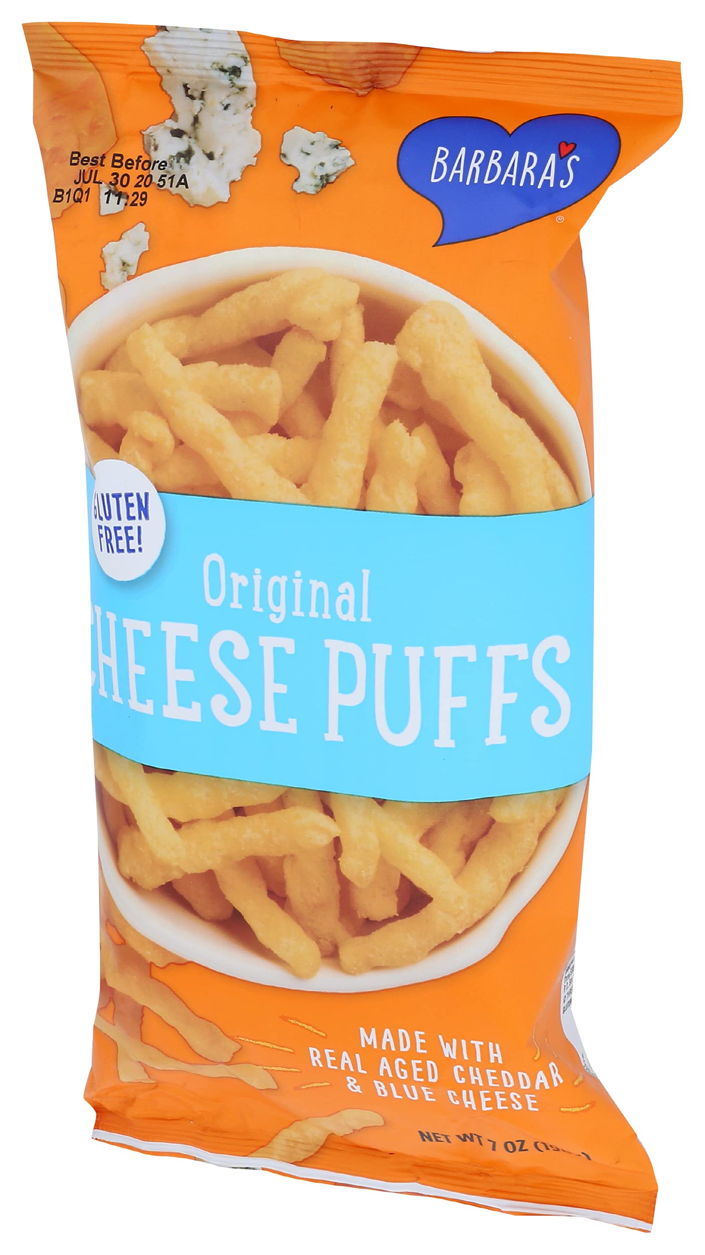 Barbara's Bakery Cheese Puffs Original - 7 oz