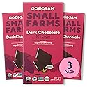 GoodSAM Organic 80% Dark Chocolate Bars (Pack of 3) - Non GMO, Vegan, Regenerative Farming, Direct Trade