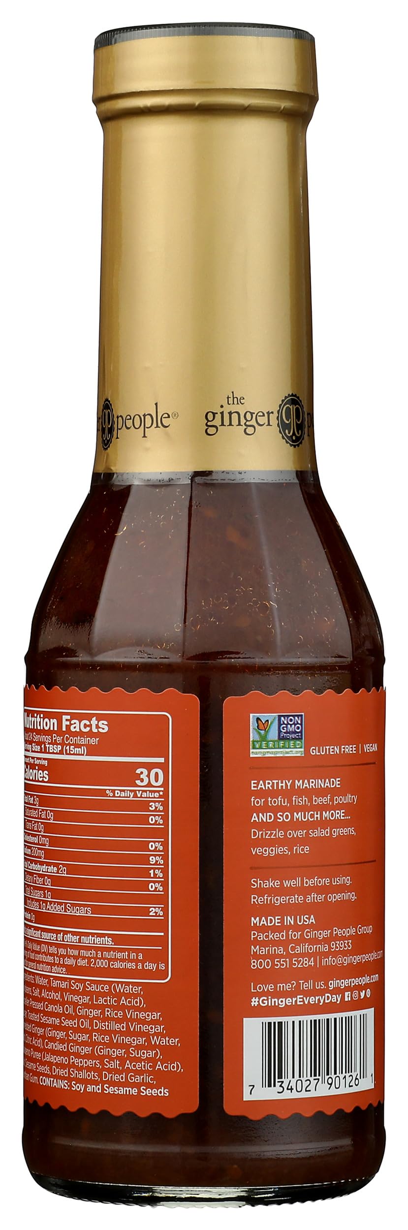 The Ginger People, Sauce Ginger Sesame, 12.7 Fl Oz
