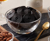Black Licorice Wheels Candy 1 lb Bag - Soft Chewy Classic Twists Bulk Retro Snack Treats. Approximately 40 Wheels per Bag