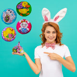 1 Pound Fruidles Easter Double Crisp Bunny Munny Milk Chocolate, Happy Easter Day Coins, Party Bag Fillers, Individually Wrapped Foils, Kosher