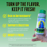 Secret Aardvark Serrabanero Hot Sauce - Serrano & Green Habanero Hot Sauce, Green Spicy Sauce, Non-GMO, Low Carb, Low Sugar Marinade - 8 fl oz 1 Pack