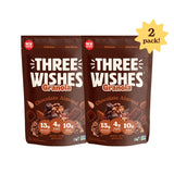 Three Wishes Granola - 13g of Protein & 4g of Sugar - Healthy Breakfast & On-the-Go Snack - Vegan, Kosher, & Grain-Free (8 Ounce Boxes, Pack of 2)