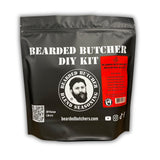 Bearded Butchers Hot Bratwurst DIY Kit - Spicy Habanero & Blue Cheese Bratwurst - Includes Hot Seasoning, High Temp Blue Cheese, 32mm Collagen Casings