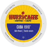 Hurricane Coffee Cuba 1910 Coffee, Single Serve Cups for Keurig K Cup Brewers, 24Count
