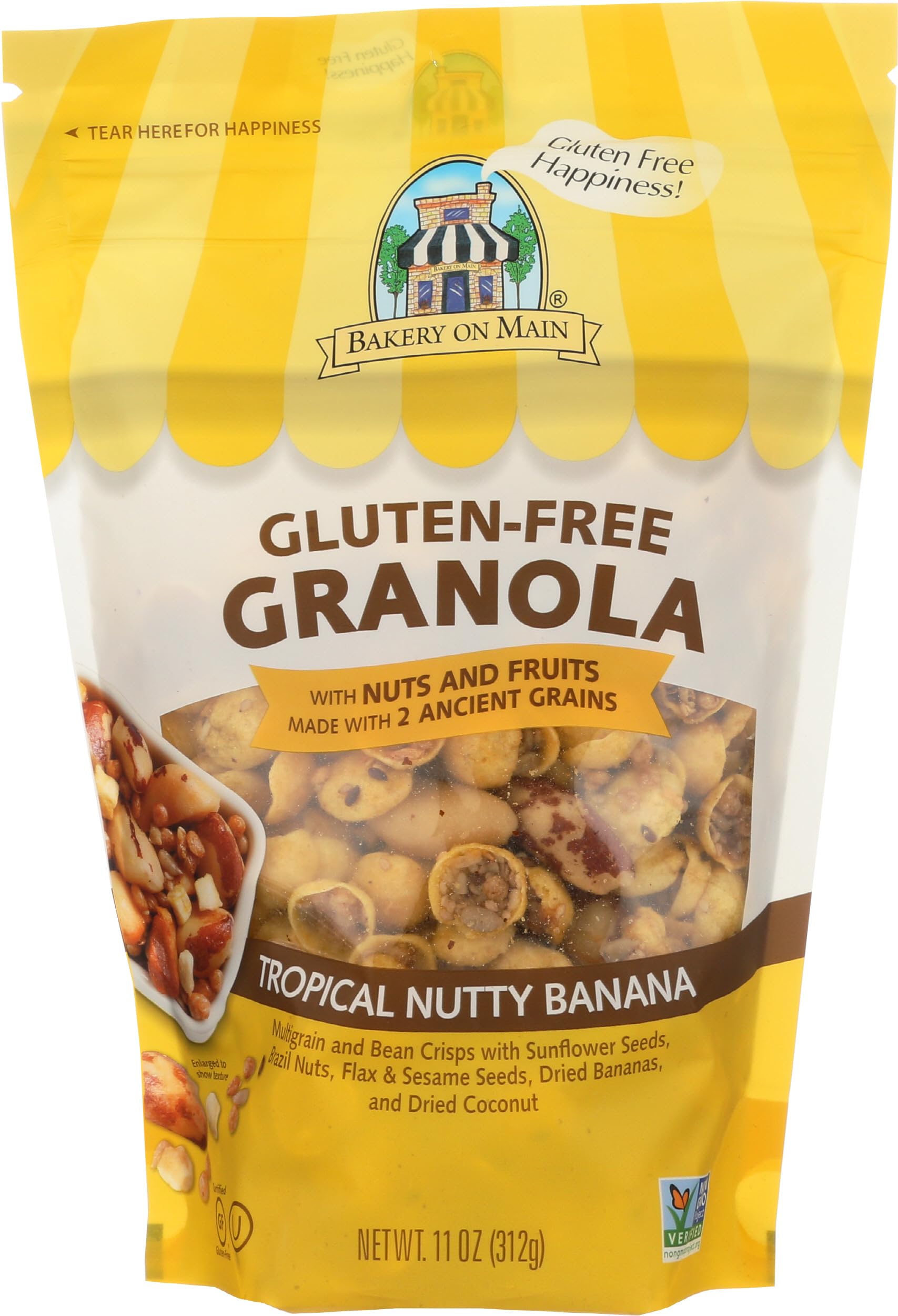 Bakery On Main, Granola Rainforest Gluten Free, 11 Ounce