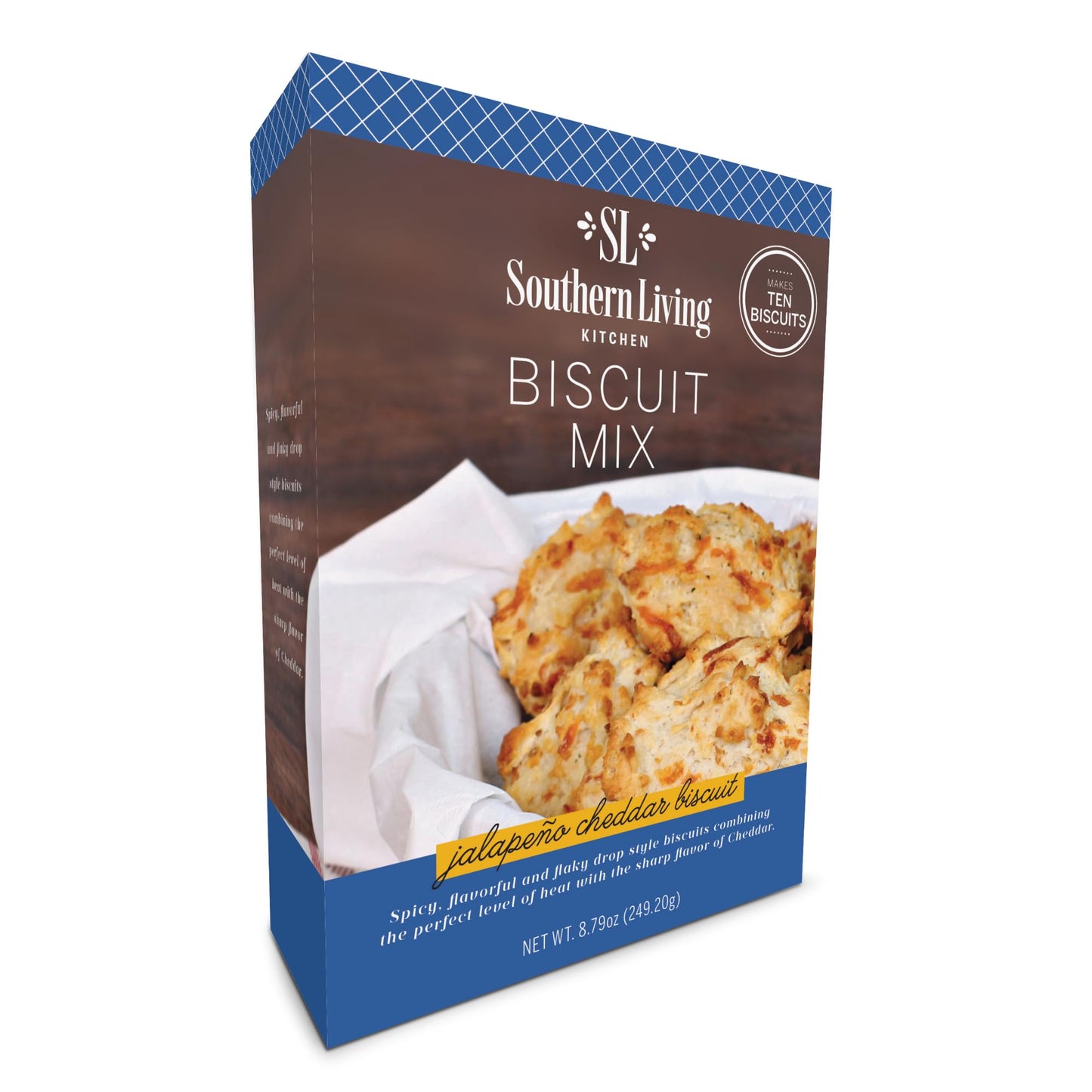 Southern Living Gourmet Jalapeno Cheddar Biscuit Mix, Easy-to-Bake Delight, Dinner Biscuits, Breakfast Biscuits, Baking Mix, Pantry Staple, Makes 10