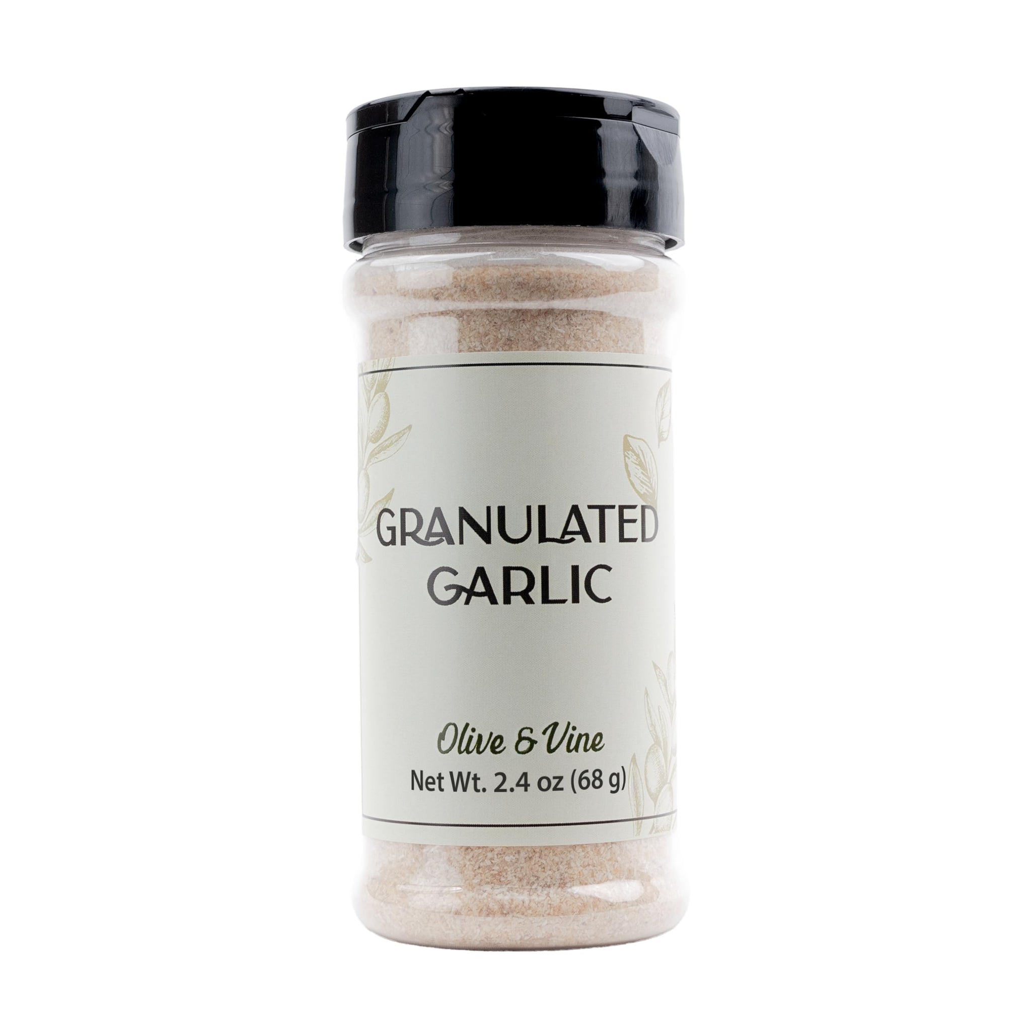 Olive & Vine Granulated Garlic, Savory & Aromatic, Seasoning for Pasta, Roasted Vegetables, Grilled Meats, Rich Tradition, Authentic Taste, For Global